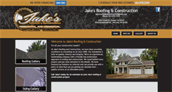 Desktop Screenshot of jakesroofingandconstruction.com